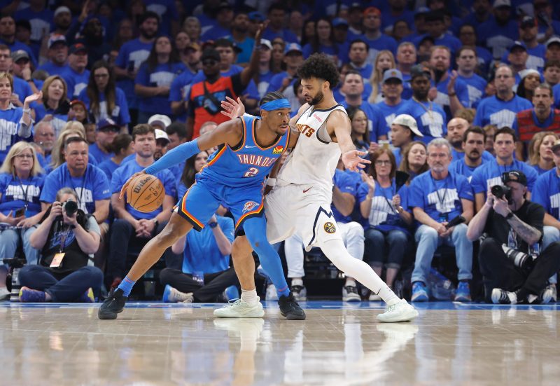 Thunder unleash running game as Nuggets wilt under defensive pressure