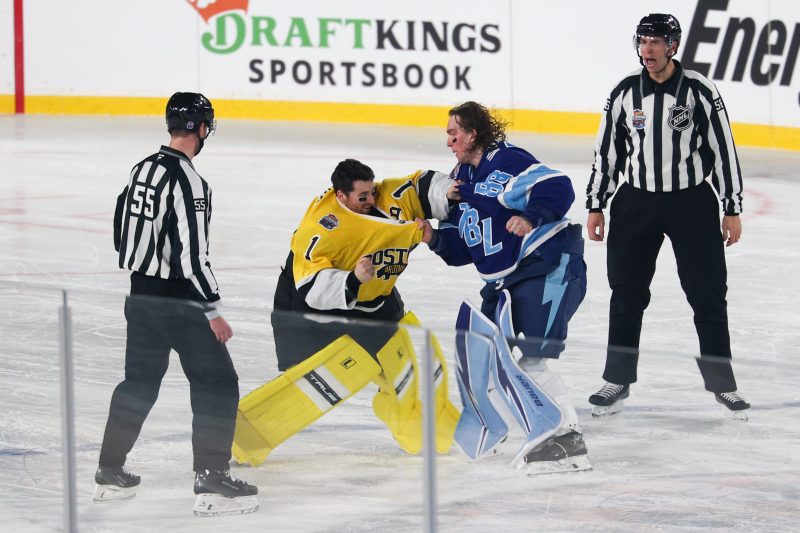 Goalie fight! Goaltenders brawl during Stadium Series game in Tampa