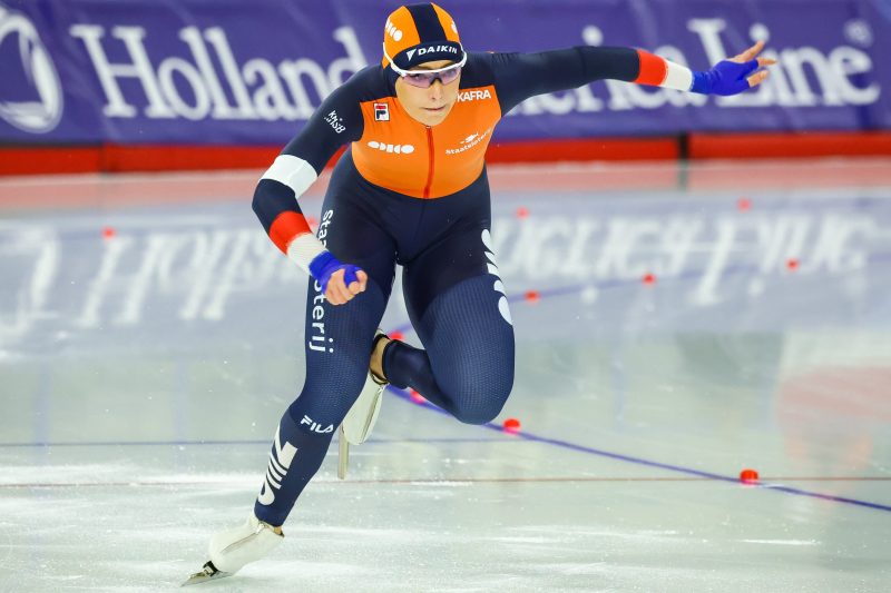 Jake Paul’s fiancee races in Olympic speed skating today: What to know